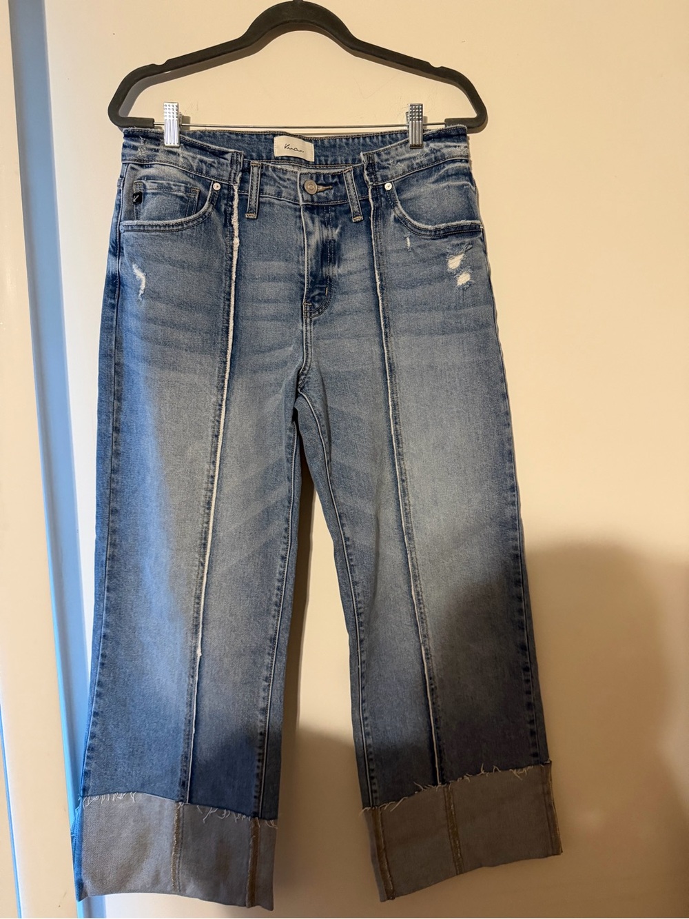 Kansan Denim Wide-Leg Jeans